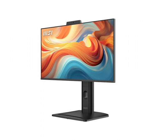 Монитор 23.8" MSI PRO MP245PDG E14   IPS, 1920x1080, 144Hz, 4ms, 250сd/m, 1000:1, HDR | HDMI(2.0b), DP(1.2a), Type-C(PD-98W), 2xUSB3.2, RJ45 | HAS, Pivot, Swivel, InPSU, Speakers, Cam, Vesa 100, Black