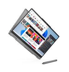 Ноутбук Lenovo IdeaPad 5 2-in-1 14IRH9, Intel Core i5-13420H/16Gb DDR5/SSD1Tb/UMA/14"/OLED/Touch/WUXGA/1920x1200/60Hz/NoOS/серый