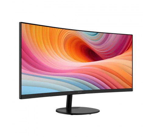 Монитор 34" MSI PRO MP341CQ E12 Curved  VA, 3440x1440, 120Hz, 4ms, 300сd/m, 3500:1, HDR | 2xHDMI(2.0b), DP(1.4a) | InPSU, Speakers, Vesa 100, Black
