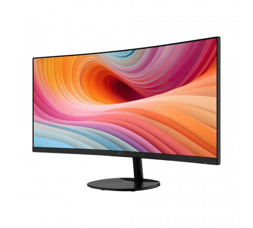 Монитор 34" MSI PRO MP341CQ E12 Curved  VA, 3440x1440, 120Hz, 4ms, 300сd/m, 3500:1, HDR | 2xHDMI(2.0b), DP(1.4a) | InPSU, Speakers, Vesa 100, Black
