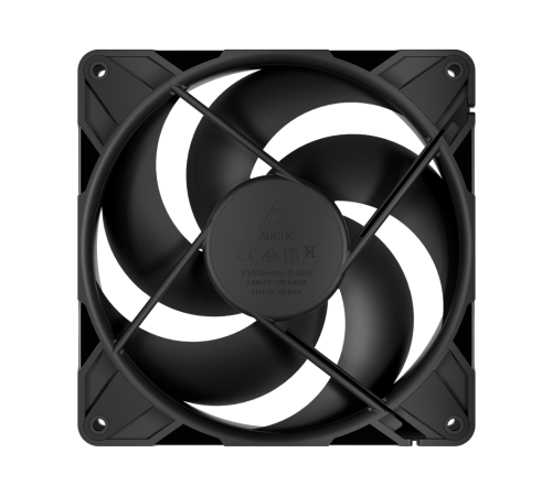 Вентилятор для корпуса ARCTIC P14 Pro Reverse, черный