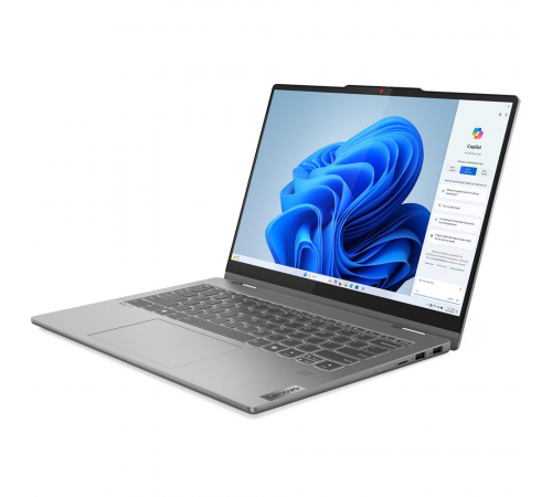 Ноутбук Lenovo IdeaPad 5 2-in-1 14IRH9 Intel Core i5-13420H/16Gb (soldered D5)/SSD512Gb/UMA/14"/OLED/Touch/WUXGA/1920x1200/60Hz/NoOS/Luna Grey/1.5kg