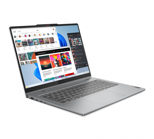 Ноутбук Lenovo IdeaPad 5 2-in-1 14IRH9 Intel Core i5-13420H/16Gb (soldered D5)/SSD512Gb/UMA/14"/OLED/Touch/WUXGA/1920x1200/60Hz/NoOS/Luna Grey/1.5kg