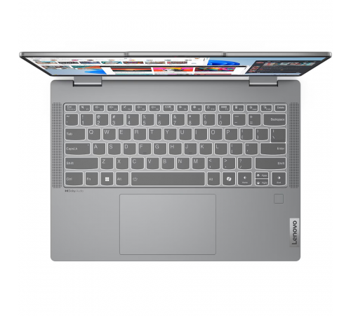 Ноутбук Lenovo IdeaPad 5 2-in-1 14IRH9 Intel Core i5-13420H/16Gb (soldered D5)/SSD512Gb/UMA/14"/OLED/Touch/WUXGA/1920x1200/60Hz/NoOS/Luna Grey/1.5kg