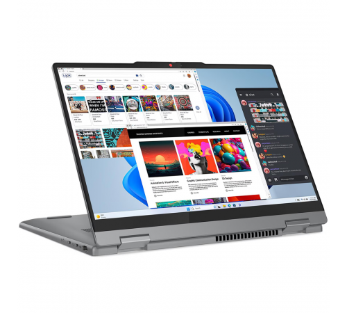 Ноутбук Lenovo IdeaPad 5 2-in-1 14IRH9 Intel Core i5-13420H/16Gb (soldered D5)/SSD512Gb/UMA/14"/OLED/Touch/WUXGA/1920x1200/60Hz/NoOS/Luna Grey/1.5kg