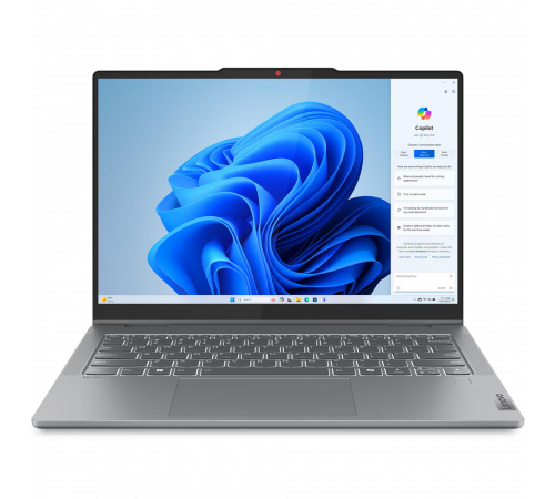 Ноутбук Lenovo IdeaPad 5 2-in-1 14IRH9 Intel Core i5-13420H/16Gb (soldered D5)/SSD512Gb/UMA/14"/OLED/Touch/WUXGA/1920x1200/60Hz/NoOS/Luna Grey/1.5kg