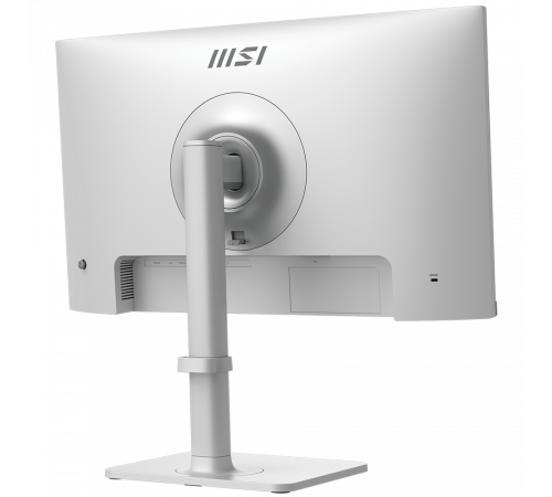 Монитор 23.8" MSI PRO MAX 241PHW E14  IPS, 1920x1080, 144Hz, 4ms, 300сd/m, 1500:1, HDR | HDMI(2.0b), DP(1.2a), Type-C(PD-65W), 2xUSB3.2 | HAS, Pivot, Swivel, InPSU, Speakers, Vesa 75, White