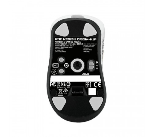 Мышь ASUS P727 ROG KERIS II ORIGIN-KJP/WHT 63g 42,000DPI USB Bluetooth 5.1 2.4GHz 5buttons