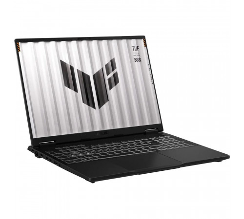 Ноутбук ASUS TUF Gaming F16 FX608JMI-TU254, Intel Core i5-14450HX/16Gb (1*16 D5)/SSD512Gb/RTX5060 8Gb (115W)/16"/IPS/WUXGA/1920x1200/144Hz/NoOS/RJ-45/серый