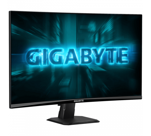 Монитор 27" Gigabyte GS27FCA EK, VA, Curved, 1920x1080, 200Hz, 8bit, 1ms, 250cd/m, 3000:1, 2xHDMI-2.0, DP-1.4, Vesa100