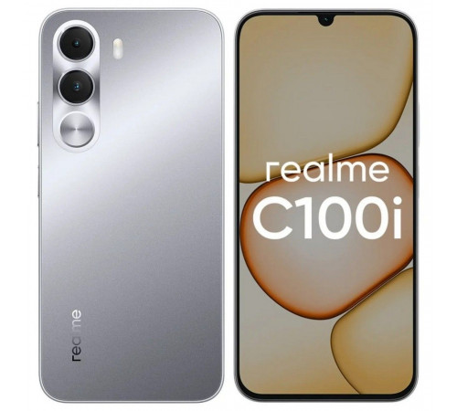 Смартфон Realme C100i 4+128 серебристый