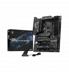 Материнская плата MSI Z890 GAMING PLUS WIFI6E Z890, LGA1851, 4*DDR5, 3*PCIEx16, 1*PCIEx1, 4*M.2, 2*TypeC, 1*USB3.2Gen2, 6*USB3.2Gen1, 8*USB2.0, 4*SATA3.0, 5G, DP, HDMI, ATX, RTL