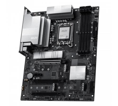 Материнская плата MSI PRO Z890-P WIFI6E Z890, LGA1851, 4*DDR5, 3*PCIEx16, 1*PCIEx1, 4*M.2, 2*TypeC, 1*USB3.2 Gen2, 6*USB3.2 Gen1, 8*USB2.0, 4*SATA3, 5G, DP, HDMI, ATX, RTL