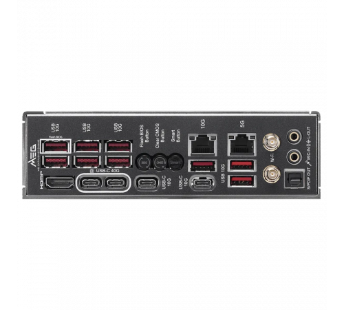 Материнская плата MSI MEG X870E ACE MAX X870E, AM5, 4*DDR5, 2*PCIEx16, 1*PCIEx4, 5*M.2, 3*TypeC, 9*USB3.2Gen2, 4*USB3.2Gen1, 4*USB2.0, 4*SATA3.0, 10G, 5G, 2*Type-C(DP), HDMI, ATX, RTL