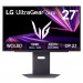 Монитор 26.5" LG 27GX790A-B WOLED, 2560x1440, 480Hz, 0,3ms, 800сd/m, 1.5M:1, HDR10, 2xHDMI(2.1), DP(2.1), USB3.0, HAS, Pivot, Swivel, ExPSU, Vesa 100, Black