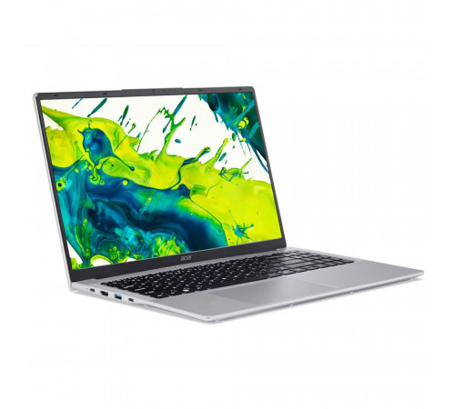 Ноутбук Acer Aspire Lite 15 AL15-54P-590V Intel Core Ultra 5 115U/16Gb (soldered D5)/SSD512Gb/UMA/15.6"/IPS/FHD/1920x1080/60Hz/NoOS/Silver/1.7kg