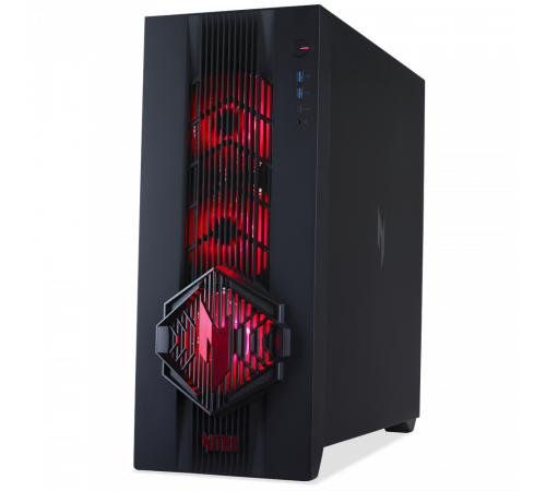 Персональный компьютер Acer Nitro 70 N70X3D-100, AMD Ryzen 9 9900X3D/32Gb/SSD1Tb/RTX5070 12Gb/PSU 1200W/NoOS/Black (DG.E5ACD.009)