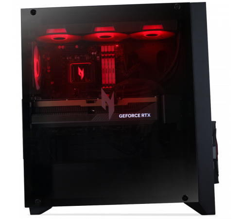 Персональный компьютер Acer Nitro 70 N70X3D-100, AMD Ryzen 9 9900X3D/32Gb/SSD1Tb/RTX5070 12Gb/PSU 1200W/NoOS/Black (DG.E5ACD.009)