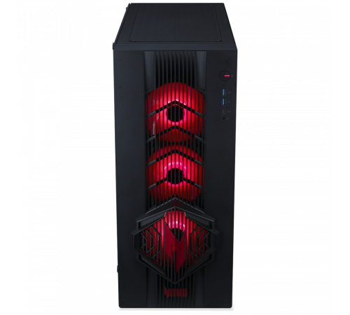 Персональный компьютер Acer Nitro 70 N70X3D-100, AMD Ryzen 7 9800X3D/32Gb/SSD1Tb/RTX5080 16Gb/PSU 1200W/NoOS/Black (DG.E5ACD.008)