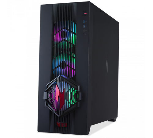 Персональный компьютер Acer Nitro 70 N70X3D-100, AMD Ryzen 7 9800X3D/32Gb/SSD1Tb/RTX5080 16Gb/PSU 1200W/NoOS/Black (DG.E5ACD.008)