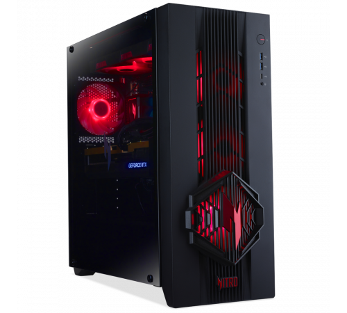 Персональный компьютер Acer Nitro 70 N70X3D-100, AMD Ryzen 9 9950X3D/32Gb/SSD1Tb/RTX5080 16Gb/PSU 1200W/NoOS/Black (DG.E5ACD.006)