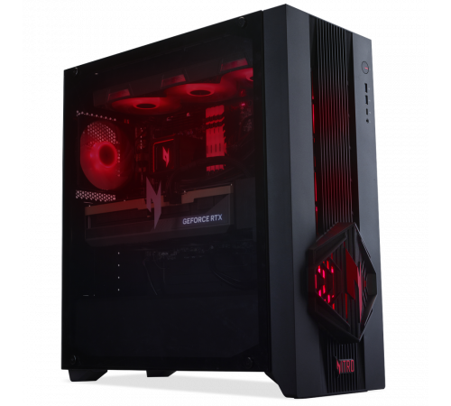 Персональный компьютер Acer Nitro 70 N70X3D-100, AMD Ryzen 9 9950X3D/32Gb/SSD1Tb/RTX5080 16Gb/PSU 1200W/NoOS/Black (DG.E5ACD.006)
