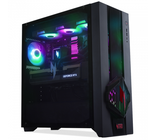 Персональный компьютер Acer Nitro 70 N70X3D-100, AMD Ryzen 9 9950X3D/32Gb/SSD1Tb/RTX5080 16Gb/PSU 1200W/NoOS/Black (DG.E5ACD.006)