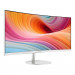 Монитор 34" MSI PRO MP341CQW E12 Curved VA, 3440x1440, 120Hz, 4ms, 300сd/m, 3500:1, HDR, 2xHDMI(2.0b), DP(1.4a), InPSU, Speakers, Vesa 100, White