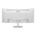 Монитор 34" MSI PRO MP341CQW E12 Curved VA, 3440x1440, 120Hz, 4ms, 300сd/m, 3500:1, HDR, 2xHDMI(2.0b), DP(1.4a), InPSU, Speakers, Vesa 100, White