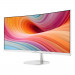Монитор 34" MSI PRO MP341CQW E12 Curved VA, 3440x1440, 120Hz, 4ms, 300сd/m, 3500:1, HDR, 2xHDMI(2.0b), DP(1.4a), InPSU, Speakers, Vesa 100, White