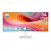 Монитор 34" MSI PRO MP341CQW E12 Curved VA, 3440x1440, 120Hz, 4ms, 300сd/m, 3500:1, HDR, 2xHDMI(2.0b), DP(1.4a), InPSU, Speakers, Vesa 100, White