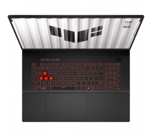 Ноутбук ASUS TUF Gaming A18 FA808UH-S8052 AMD Ryzen 7 260/16Gb (2*8 D5)/SSD512Gb/RTX5050 8Gb (115W)/18"/IPS/WUXGA/1920x1200/144Hz/NoOS/RJ-45/Grey/2.6kg