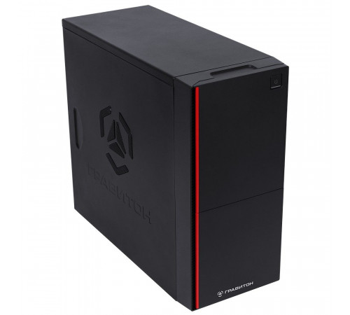 Персональный компьютер "Гравитон"Д50А RYZEN 5 5600GT/2x8GB/1xSSD512GB/FP_2xUSB2.0/RJ-45POE/450W/K+M/NoOS/черный