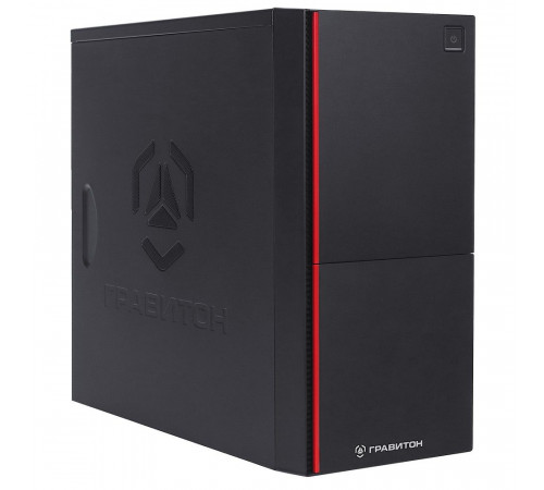 Персональный компьютер "Гравитон"Д50А RYZEN 5 5600GT/2x8GB/1xSSD512GB/FP_2xUSB2.0/RJ-45POE/450W/K+M/NoOS/черный