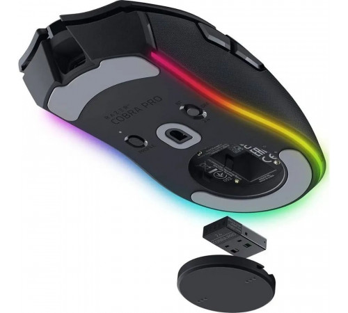 Мышь Razer Cobra Pro черный оптическая (30000dpi) беспроводная BT/Radio USB для ноутбука (8but)
