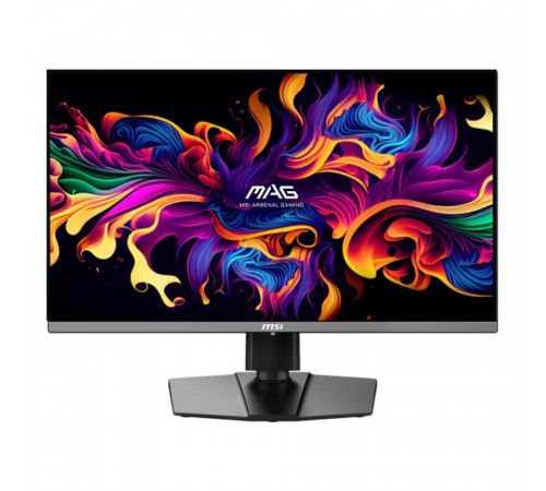 Монитор 26.5" MSI MAG 272QP QD-OLED X24  QD-OLED, 2560x1440, 240Hz, 0,03ms, 200сd/m, 1500000:1, HDR | 2xHDMI(2.1), DP(1.4a), Type-C(PD-15W) | HAS, Pivot, Swivel, InPSU, Vesa 100, Black