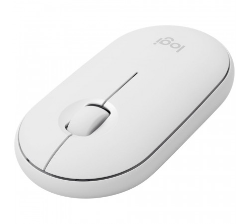Беспроводная компактная мышь Logitech Pebble M350, off-white