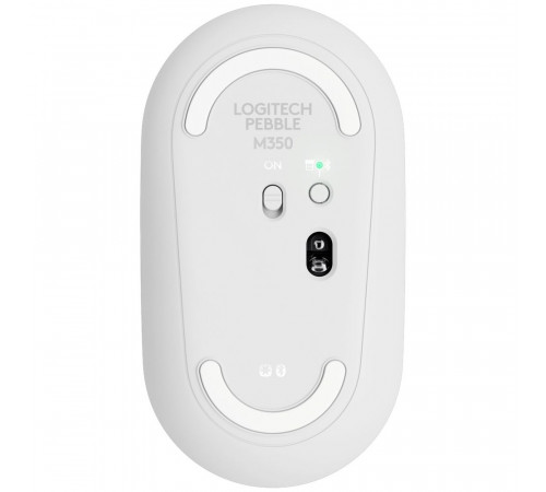 Беспроводная компактная мышь Logitech Pebble M350, off-white