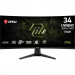 Монитор 34" MSI MAG 346CQDF E20 Curved  Rapid VA, 3440x1440, 200Hz, 0,5ms, 300сd/m, 3500:1, HDR | 2xHDMI(2.0b), DP(1.4a) | HAS, Swivel, ExPSU, Vesa 100, Black