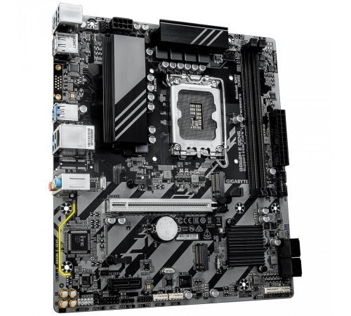 Материнская плата Gigabyte B860M E GEN5 B860, LGA1851, 2*DDR5, 1*PCIEx16, 1*PCIEx1, 2*M.2 6*USB3.2Gen1, 6*USB2.0, 4*SATA3.0, 1G, DP, HDMI, M-ATX, RTL