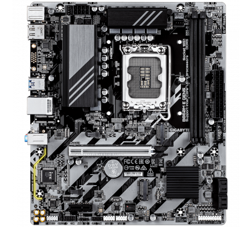 Материнская плата Gigabyte B860M E GEN5 B860, LGA1851, 2*DDR5, 1*PCIEx16, 1*PCIEx1, 2*M.2 6*USB3.2Gen1, 6*USB2.0, 4*SATA3.0, 1G, DP, HDMI, M-ATX, RTL