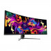 Монитор 49" MSI MPG 491CQP QD-OLED Curved QD-OLED, 5120x1440, 144Hz, 0,03ms, 250сd/m, 1500000:1, HDR, 2xHDMI(2.1), DP(1.4a), Type-C(PD-90W), 2xUSB2.0, HAS, Swivel, InPSU, Vesa 100, Black