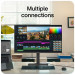 Монитор 31.5" LG 32U720A-B VA, 3840x2160, 60Hz, 5ms, 250сd/m, 3000:1, HDR10, 2xHDMI(2.0), DP(1.4), Type-C(PD-90W), 2xUSB3.0, HAS, Swivel, ExPSU, Speakers, Vesa 100, Black
