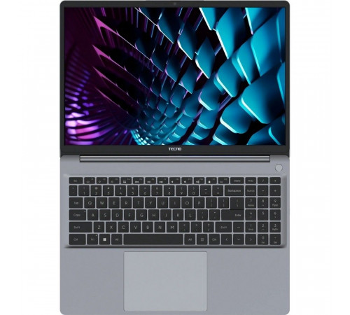 Ноутбук TECNO MegaBook K16SDA AMD Ryzen 5 7430U/16Gb (2*8 D4)/SSD1Tb/16"/IPS/WUXGA/1920x1200/60Hz/Win11/RJ-45/Grey/1.75kg