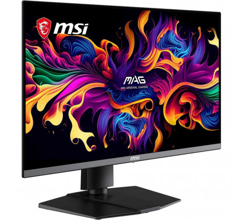 Монитор 26.5" MSI MAG 272UP QD-OLED E16 QD-OLED, 3840x2160, 165Hz, 0,03ms, 250сd/m, 1500000:1, HDR, 2xHDMI(2.1), DP(1.4a), Type-C(PD-15W), HAS, Pivot, Swivel, InPSU, Vesa 100, Black