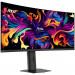 Монитор 34.18" MSI MAG 341CQP QD-OLED X28 Curved QD-OLED, 3440x1440, 280Hz, 0,03ms, 250сd/m, 1500000:1, HDR, 2xHDMI(2.1), DP(1.4a), Type-C(PD-15W), HAS, Swivel, InPSU, Vesa 100, Black