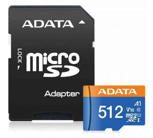 Карта памяти ADATA 512GB Premier microSDXC UHS-I Class 1