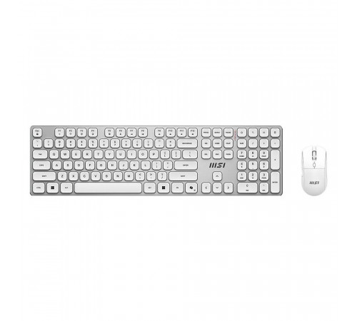 Комплект клавиатура и мышь MSI FORGE K210 W COMBO WHITE RU