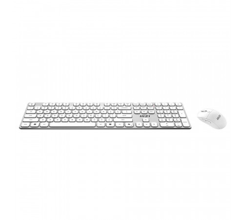 Комплект клавиатура и мышь MSI FORGE K210 W COMBO WHITE RU