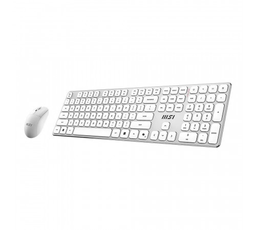 Комплект клавиатура и мышь MSI FORGE K210 W COMBO WHITE RU